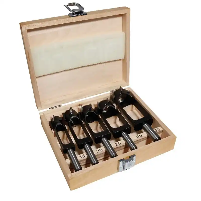 Coffret 5 mèches à bouchonner Hss D15-20-25-30-35mm Sidamo