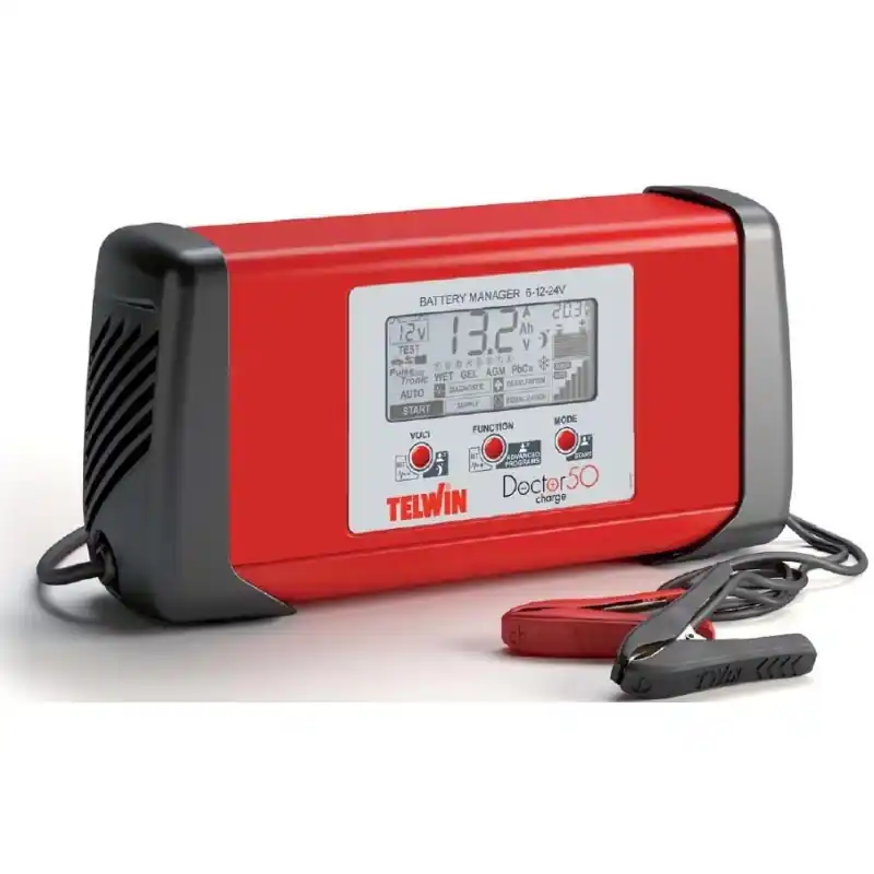 Chargeur démarreur Doctor Charge 50 batterie 6-12-24V Telwin