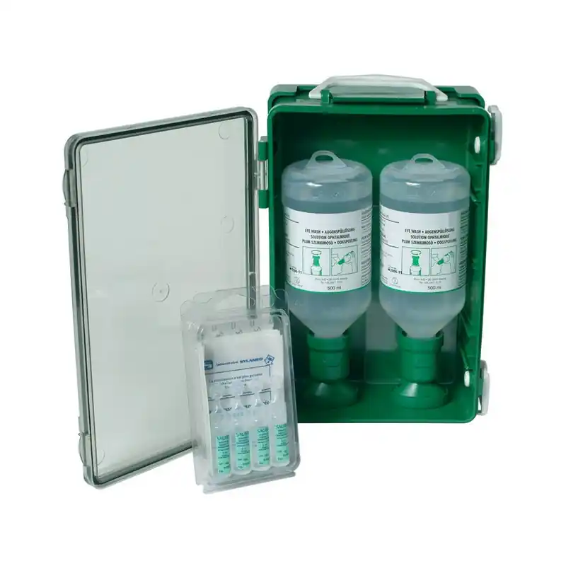 Coffret de premiers secours Asep soins oculaires 2x500ml Esculape