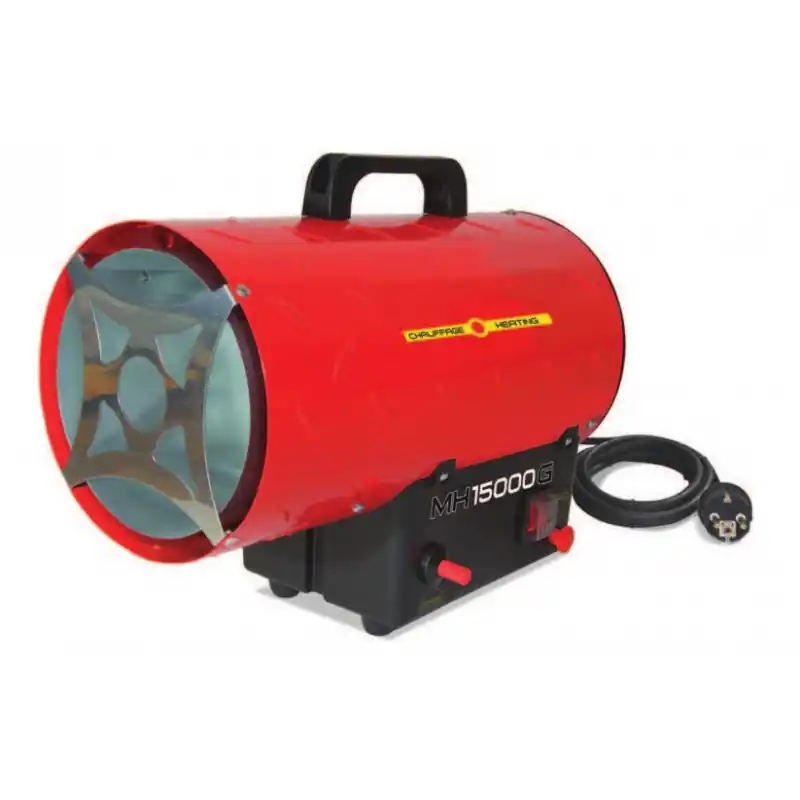 Chauffage mobile à gaz 30 kW débit d‘air 650 m3/h surface 300 m2 Mobil
