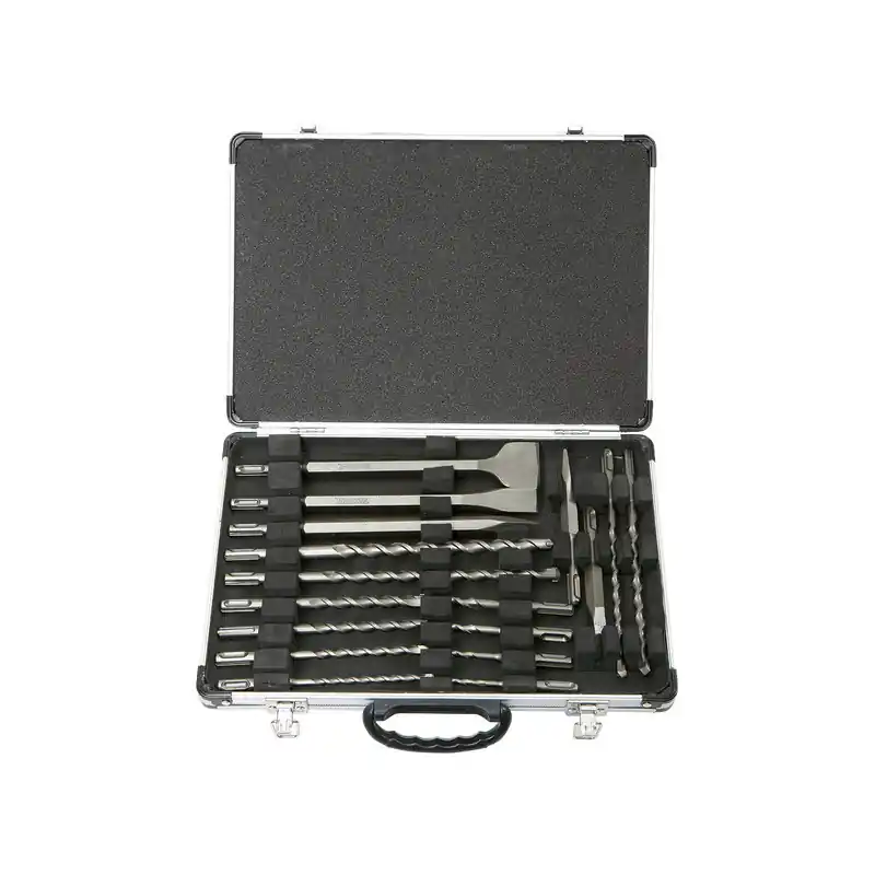 Coffret SDS-Plus (forêts burins) 17 pièces D-42444
