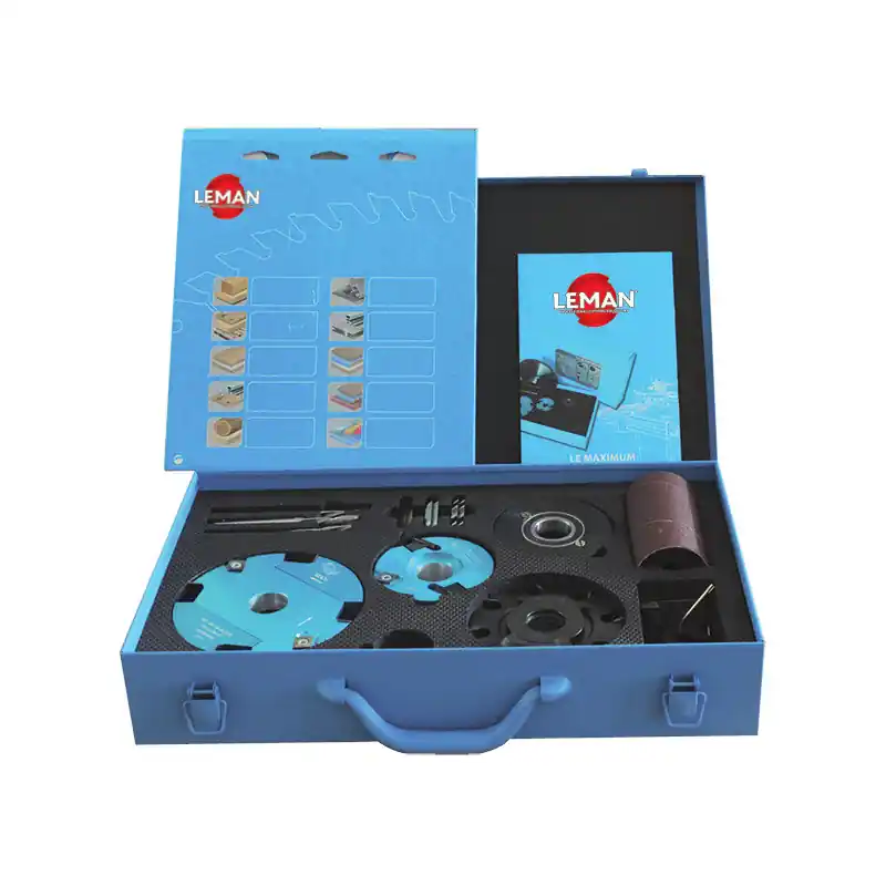 Coffret combiné à bois Lemaximum avec arbre de toupie Leman