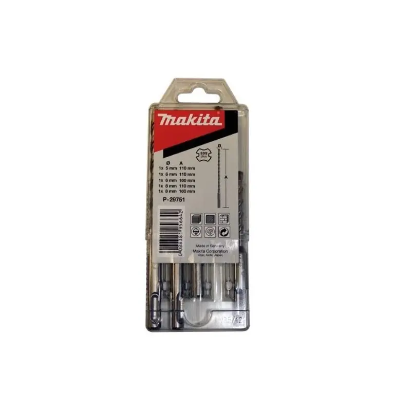 Coffret P-29751 SDS-Plus 5 forêts Makita