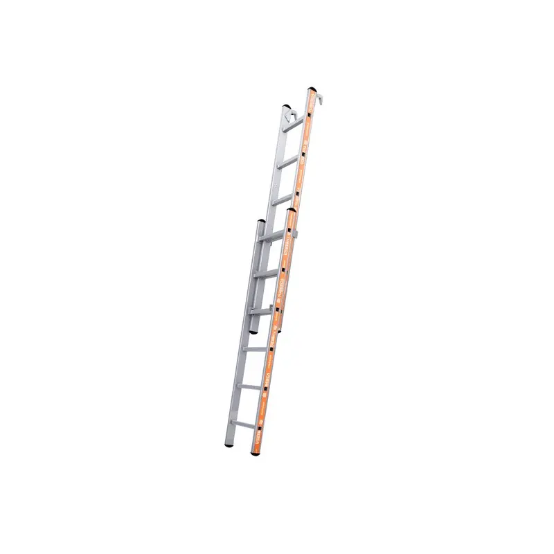 Echelle coulisse à main Pronor en alu 2x6 marches accès 3,5m Tubesca