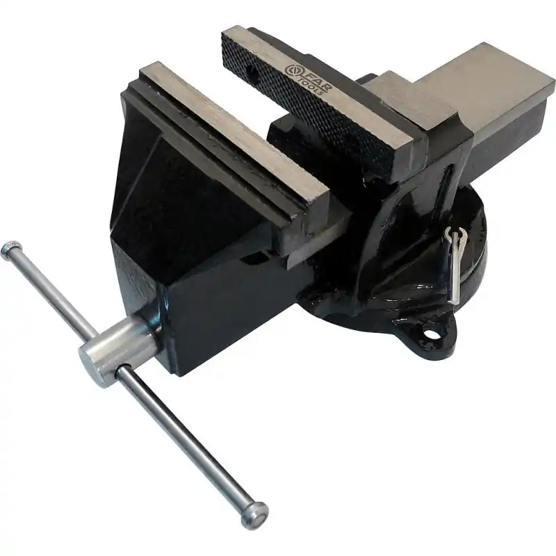 Etau d‘établi en fonte à base rotative 125 mm ETO 125