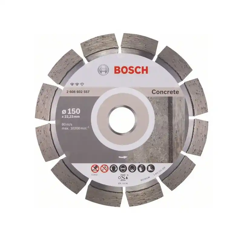Disque à tronçonner diamanté Expert for Concrete D150x22,23mm Bosch
