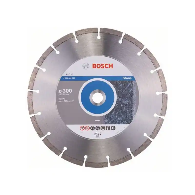Disque à tronçonner diamanté Standard for Stone D300x22,23mm Bosch