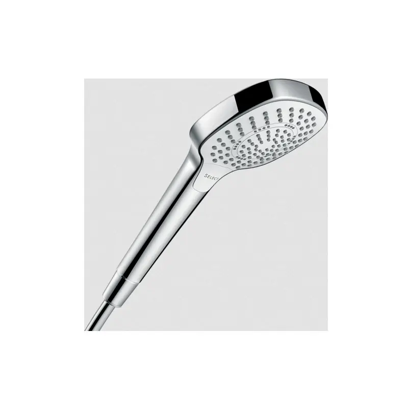 Douchette Multi EcoSmart Croma Select E 110mm blanc chromé Hansgrohe