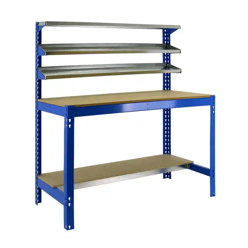 Etabli Simonwork BT-1 900 bleu/bois 1440x900x600mm 400kg SimonRack