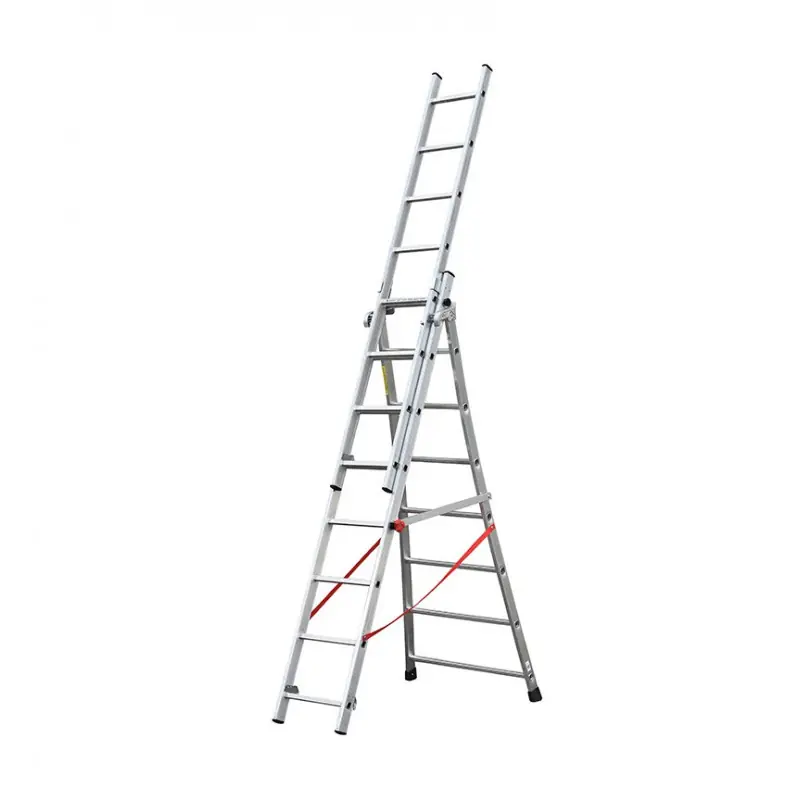 Echelle transformable pro base évasée 3x8 Ht accès 5,68m Hailo