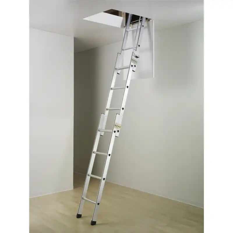 Echelle de grenier escamotable 3x4 échelons en aluminium HobbyStep Hailo