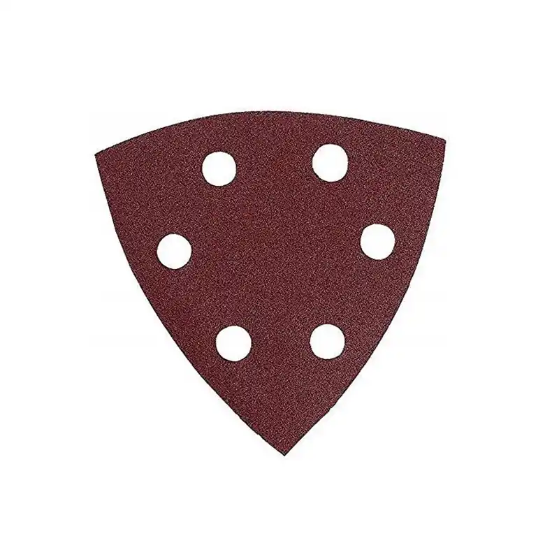 Feuilles abrasives Triangle 94mm 6 trous d‘aspiration Gr120 Makita