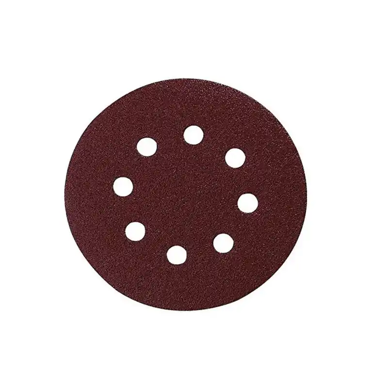 Disque abrasif 125 mm et 8 trous Grain 80