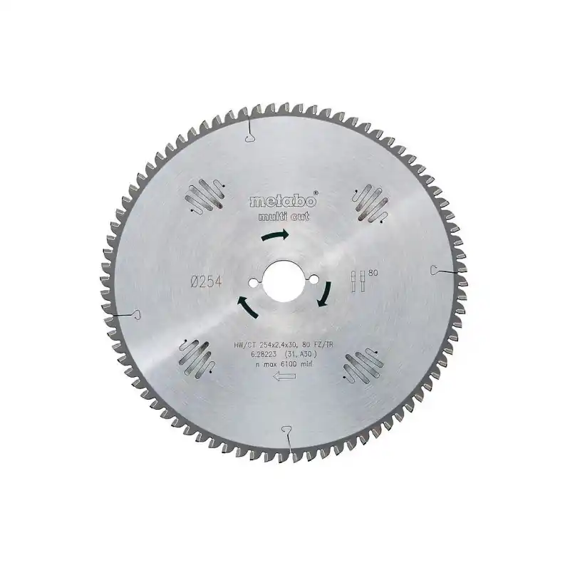 Lame de scie circulaire HW/CT 190x2,2x30mm 56 FZ/TZ Metabo