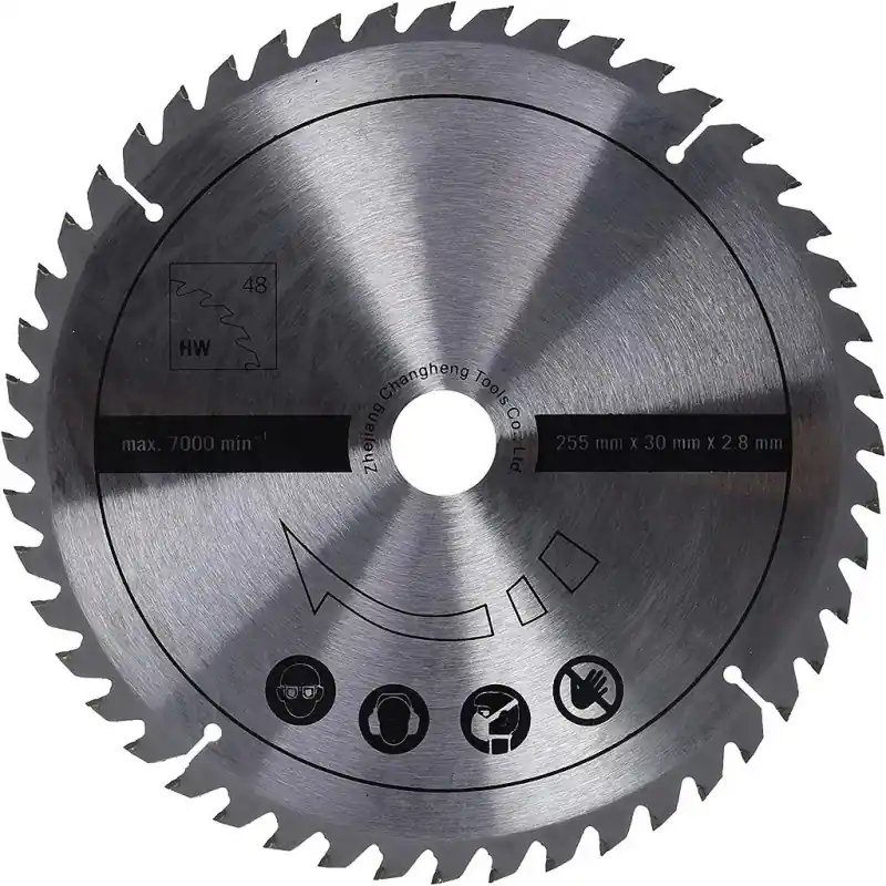 Lame de scie circulaire D255x30x2,8x1,8mm 48 dents Scheppach