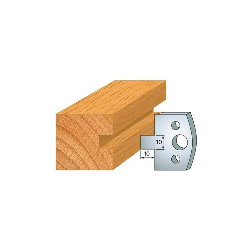 Jeu de 2 fers profilés acier Ht40mm N°091 Leman