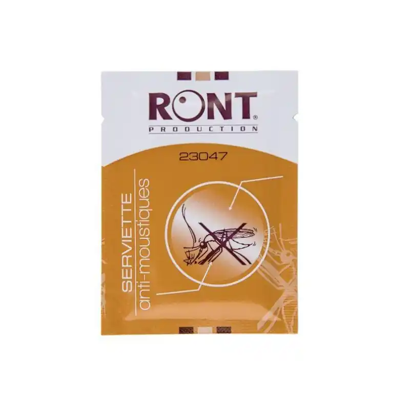 Lot 100 compresses impregnées de lotion anti-moustiques Esculape