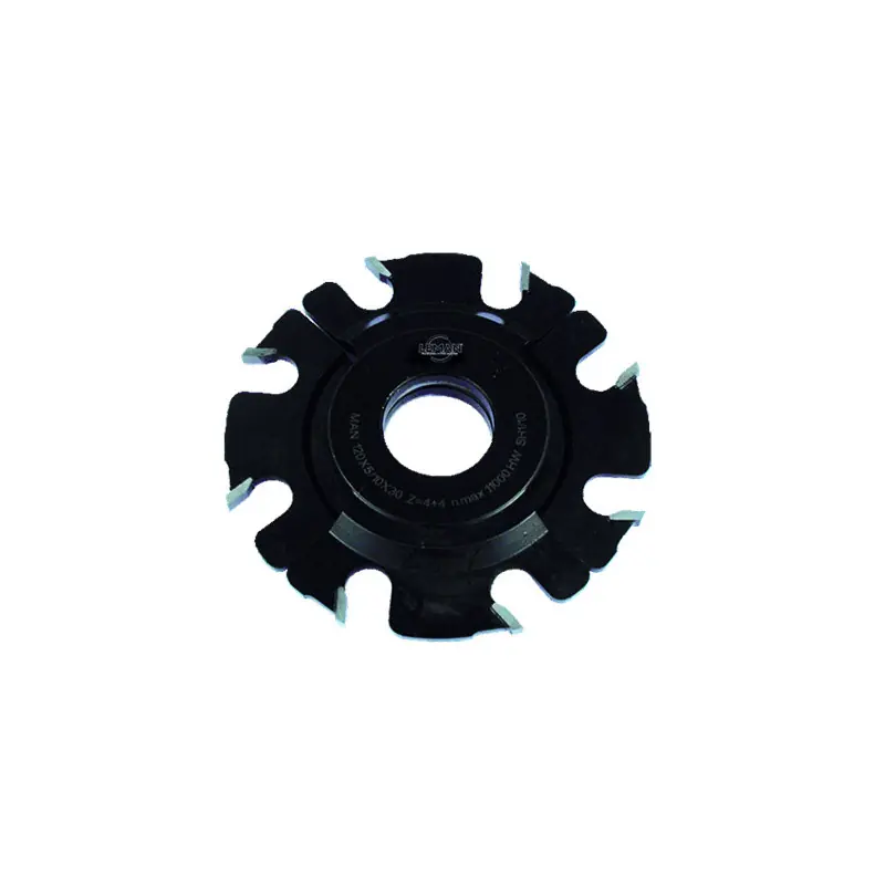 Fraise à rainer extensible D120x30mm Ep.5 à 9,5mm Z4+4 Hm Leman