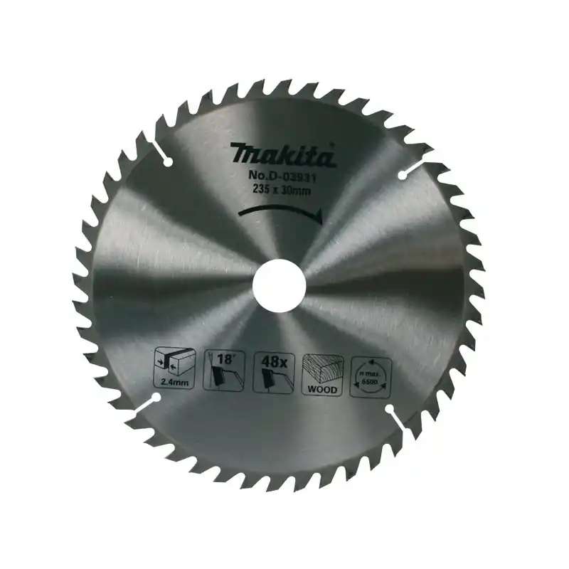 Lame de scie circulaire carbure 235mm 48 dents D-03931