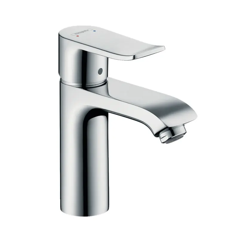 Mitigeur de lavabo Metris 110 avec tirette et vidage chromé Hansgrohe