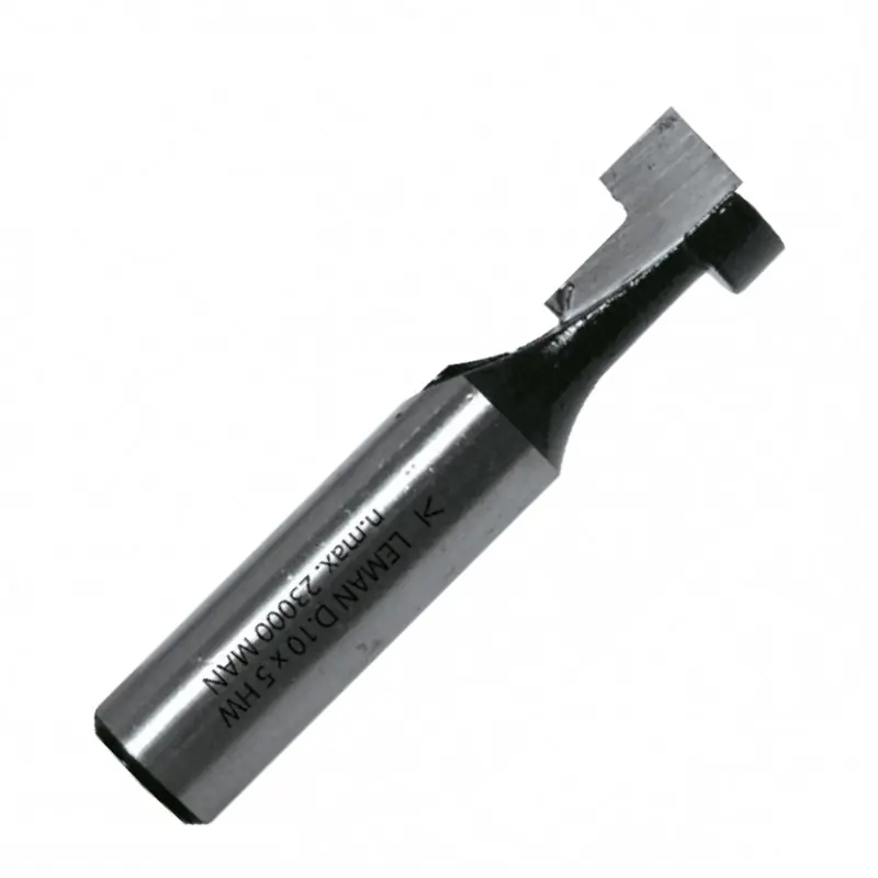 Mèche HM pour rainure en "T" D.10/5 x 5/5 mm queue 8 mm