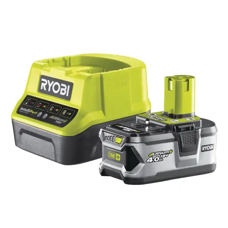 Pack chargeur rapide RC18120-140 2A avec batterie 18V 4Ah One+ Ryobi