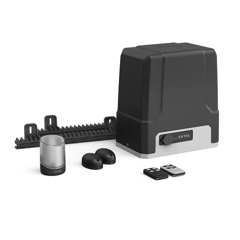 Moteur Lucé 500 pour portail coulissant 4m extensible 8m 500kg Extel