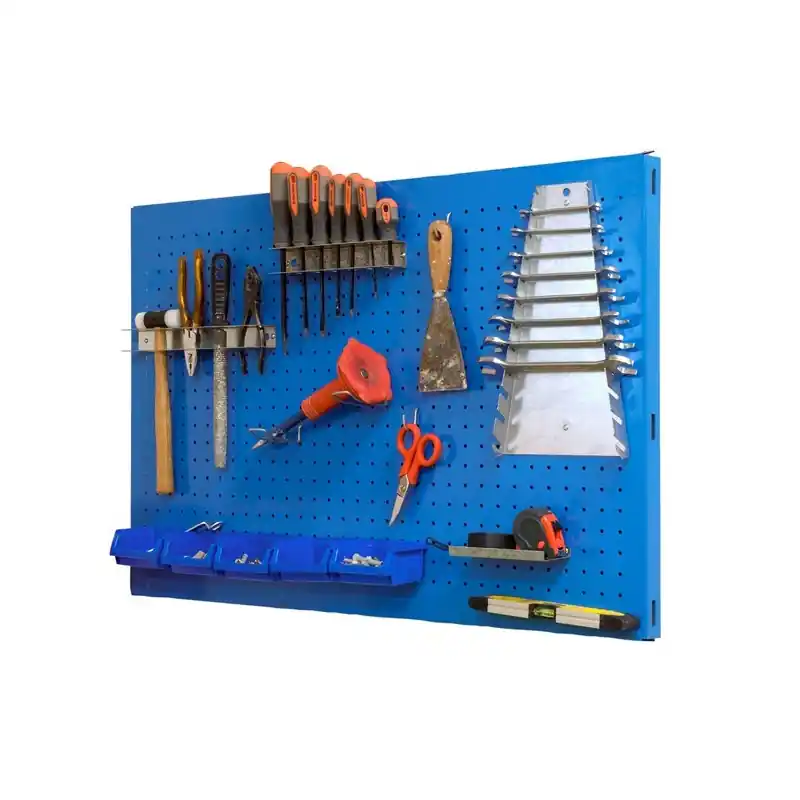 Panneau mural de rangement 1200x400mm Bleu PANELCLICK 1200x400