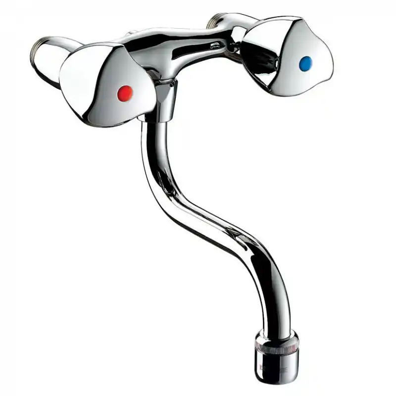 Mélangeur d‘évier MM1/2" entraxe 110mm laiton chromé Delabie