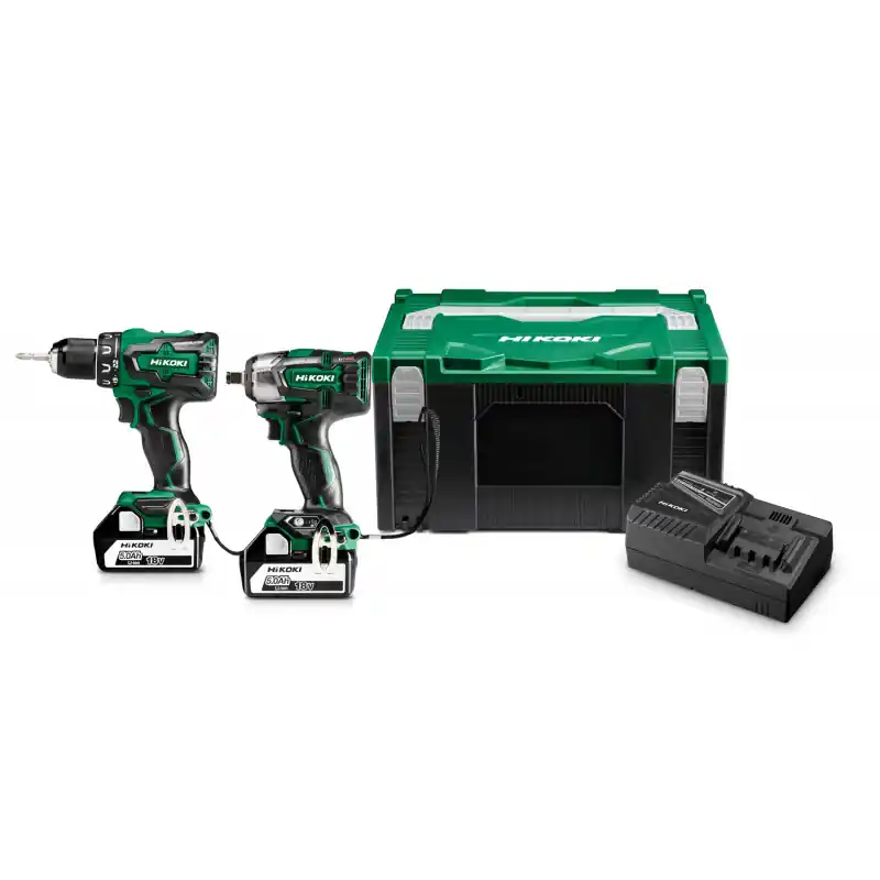 Pack Perceuse-visseuse et Boulonneuse KC18DPLWDZ 18V 2x5Ah Hikoki