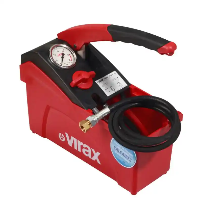 Pompe d‘épreuve manuelle compacte 50bar réservoir 5L Virax