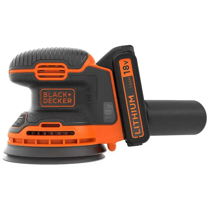 Ponceuse excentrique sans fil 18 V Lithium 1.5 Ah 125 mm BDCROS18-QW