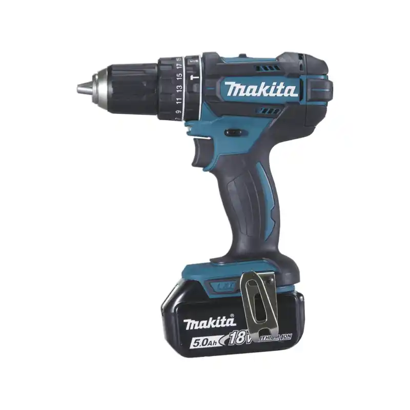 Perceuse visseuse à percussion DHP482RTJ 18V Li-Ion 5Ah D13mm Makita