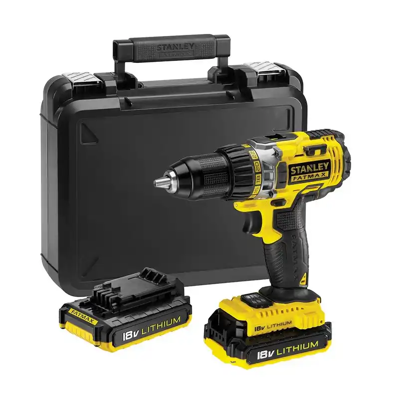 Perceuse visseuse FMC600D2 18V 2Ah Li-Ion 49,6Nm Stanley