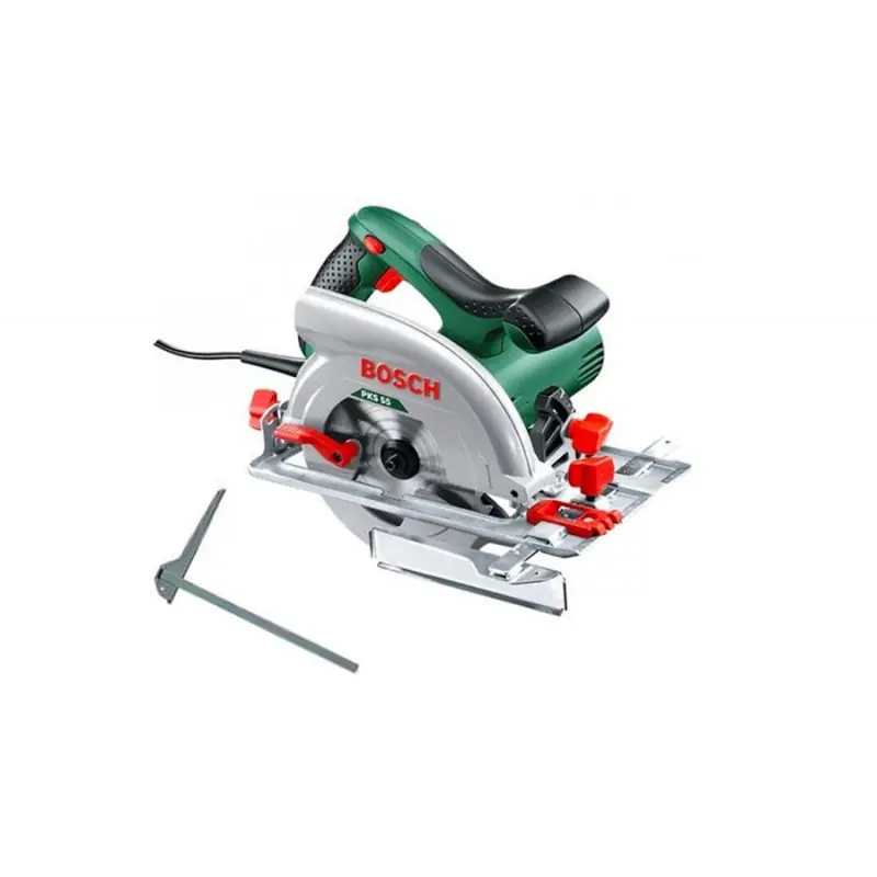 Scie circulaire PKS 55 1200W D160x20mm avec butée parallèle Bosch
