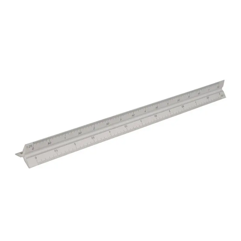 Règle kutch professionnelle en alliage d‘aluminium 30cm Silverline
