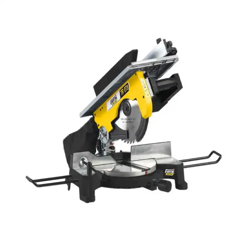 Scie à onglet TR078 inclinable D250mm et table supérieure 1800W Femi