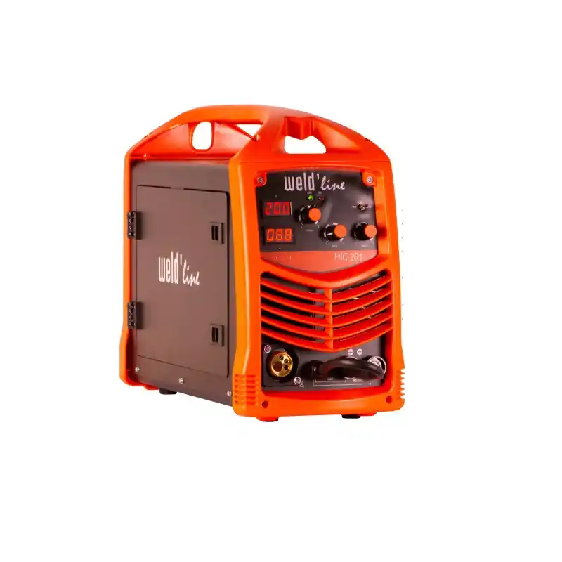 Poste à souder MIG 201 MIG-MAG portable 8,2KVA 230V monophasé Weld‘lin