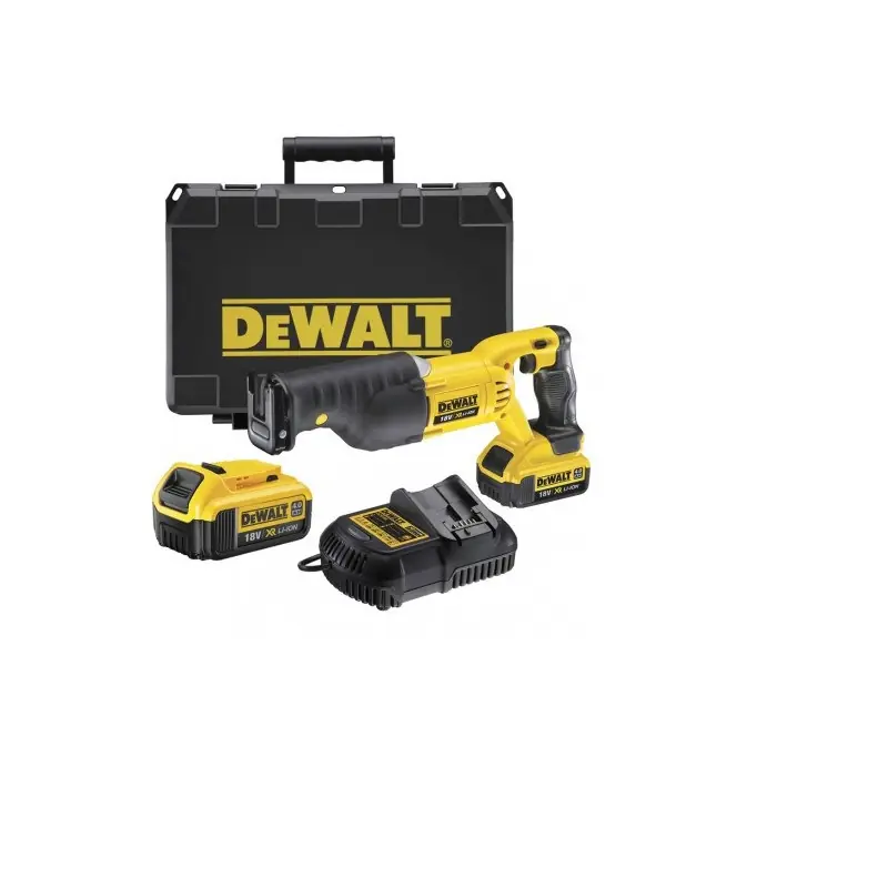 Scie sabre DCS380M2 18V 2X4Ah Li-Ion avec coffret DeWalt
