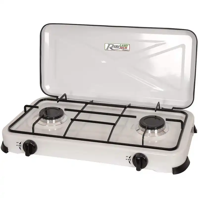 Réchaud à gaz 2 feux 2,2kW Ribitech
