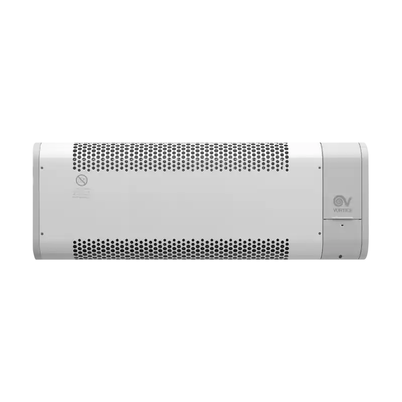 Radiateur soufflant mural 600W 433x258x109mm Microrapid Vortice