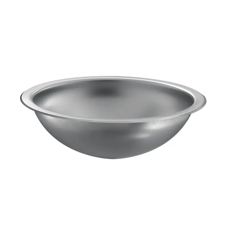 Vasque ronde à encastrer Hemi D385mm Inox poli brillant Delabie