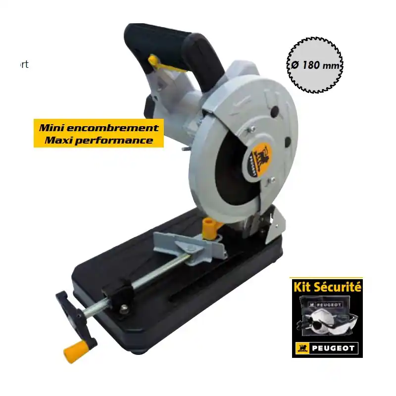 Tronçonneuse à métaux EnergyCut 180MC 1280W D180mm Peugeot