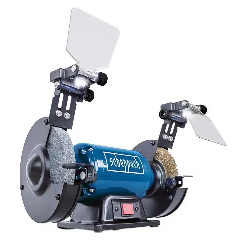 Touret à meuler 400W D150mm avec brosse SM150LB Scheppach