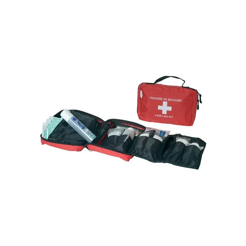 Trousse de secours ASEP CLUB SOUPLE sport/loisir nylon rouge Esculape