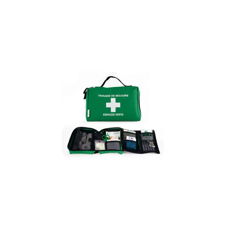 Trousse secours ASEP ESPACES VERTS SOUPLE nylon vert Esculape