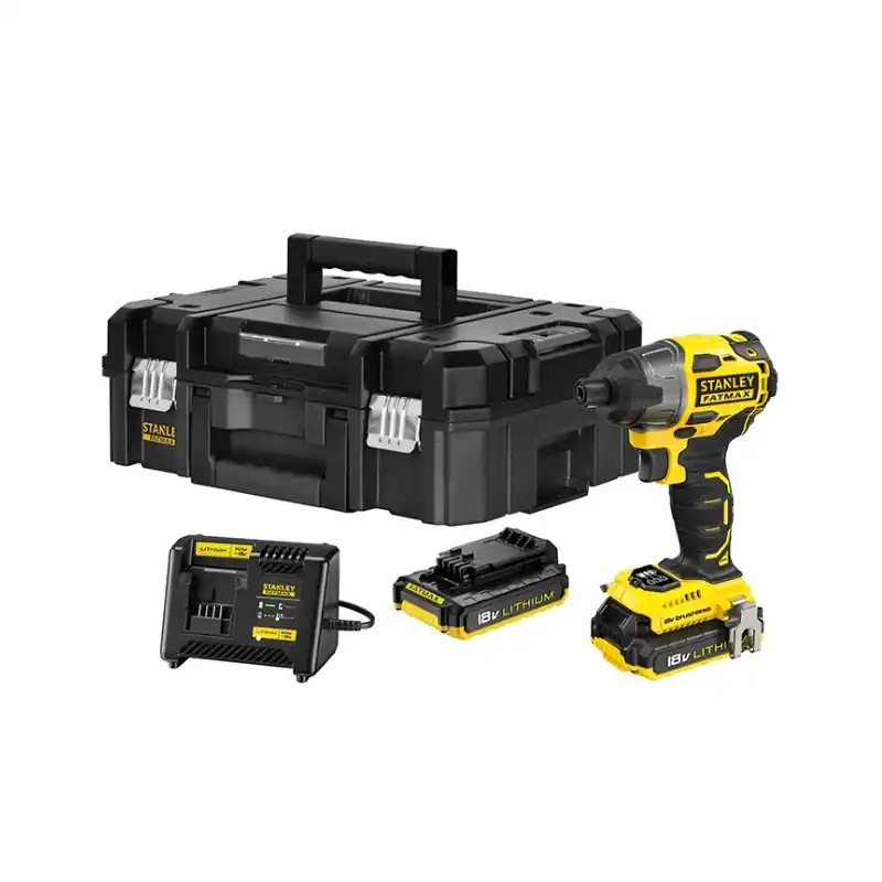 Visseuse à chocs 18V 2x2Ah Li-Ion 180Nm avec TSTAK FMC647D2T Stanley