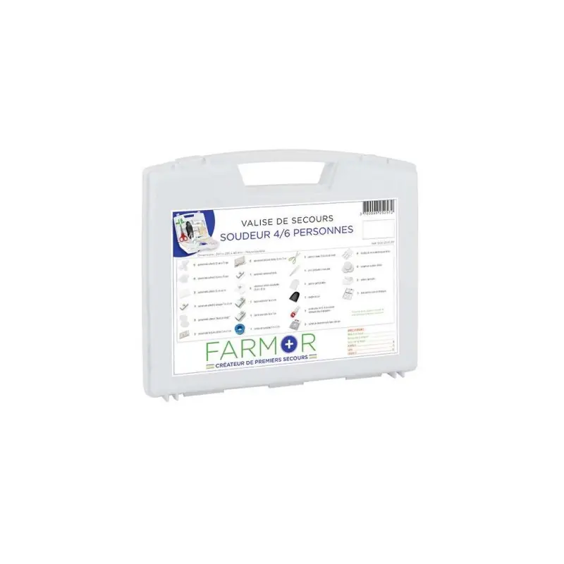 Valise de secours soudeur Sou 2570 PP 4/6 personnes Farmor