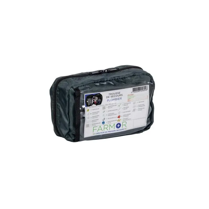 Trousse de secours plombier Tro 8040 Pl 1/3 personnes Farmor