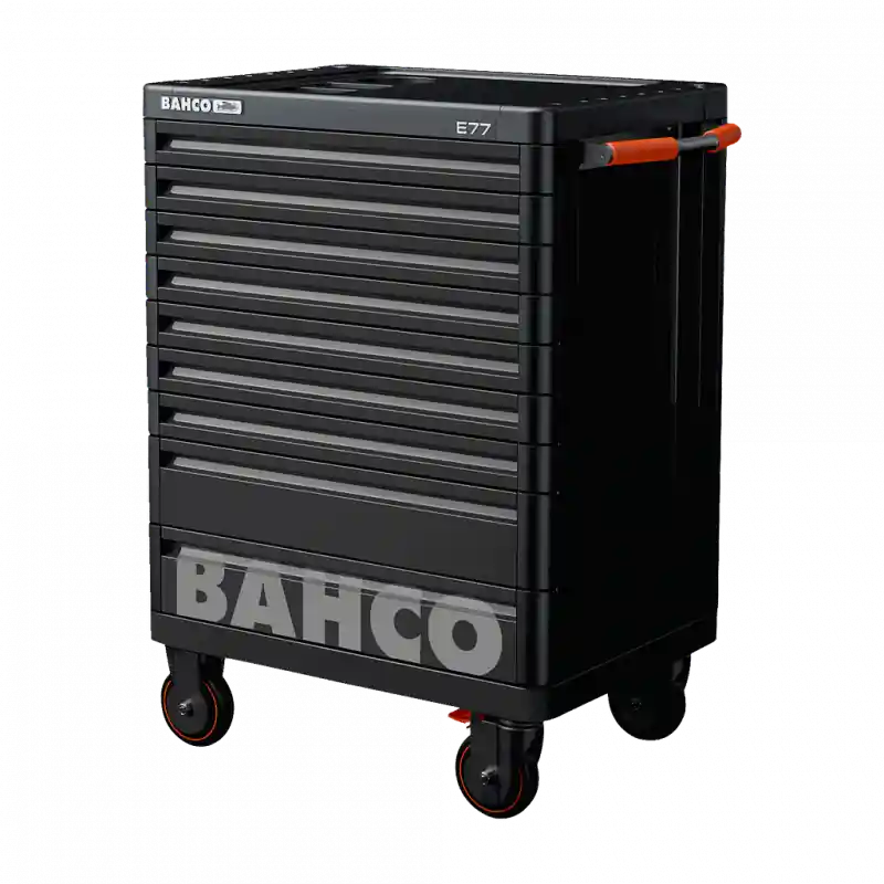 Servante « Premium Storage HUB » E77 66 cm avec 9 tiroirs Noire 1477K9